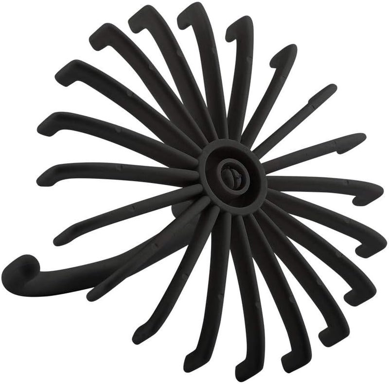woobles Tie Rack, 360 Degree Rotating Tie Holder, Durable Multifunctional Tie Organizer for Tie, Scarf, Belt Storage (20 Pcs) (2#) - Image 3